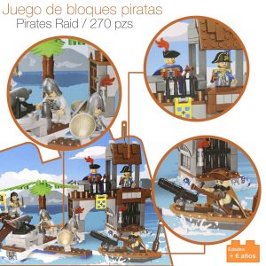Bloques Para Armar Tipo Lego Invasion Pirata Niño