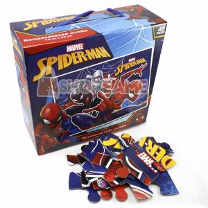 Rompecabezas Jumbo Spiderman 70 X 50Cm 48 Piezas