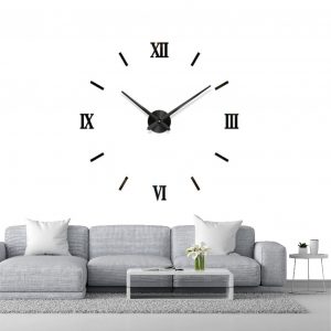Reloj de Pared Moderno Gigante Hágalo Usted Mismo Números Romanos