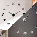 Reloj de Pared Moderno Gigante Hágalo Usted Mismo Signos Zodiacales