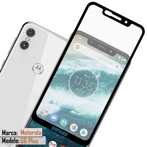 Mica Cristal Templado Curva 5D Motorola One / P30 Play 5.9″