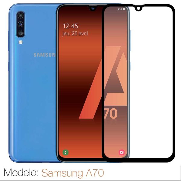 Mica Cristal Templado Curva 5d Samsung Galaxy A70 A70s Shopeame