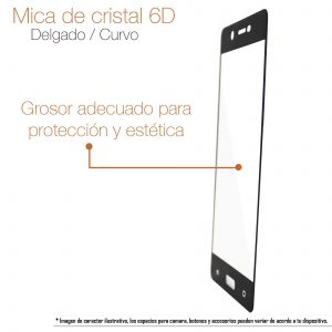 Mica De Cristal 6D Iphone Xr / IPhone 11 Negro