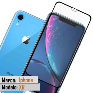 Mica De Cristal 6D Iphone Xr / IPhone 11 Negro