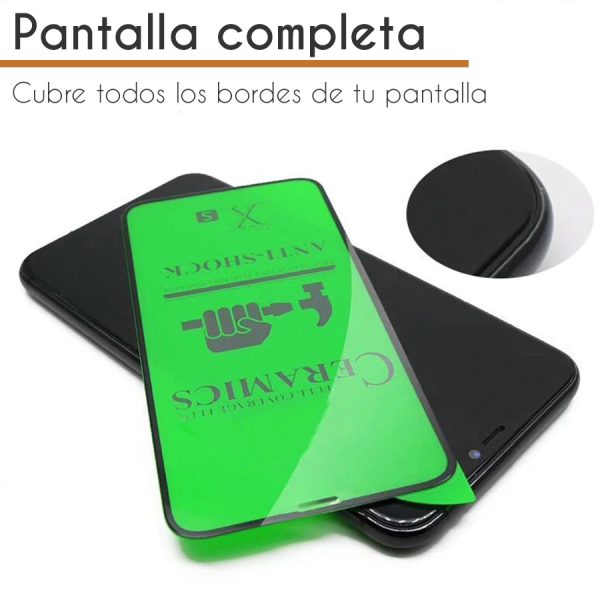 Mica iPhone X Protector de Pantalla Black Edition 20K Mate Antishock  GENERICO