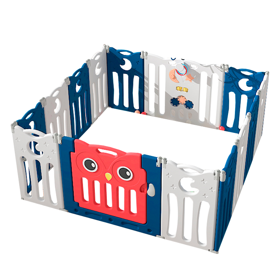 Corralito plegable para bebés para niños pequeños, valla de juego de madera  expandible, corral de juegos de madera grande, corral de seguridad para