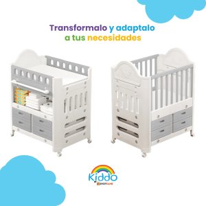 Cuna Cambiador con Ruedas Organizador para Bebe