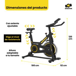 Bicicleta Fija para Spinning Endeavor® Disco 6 Kg S310