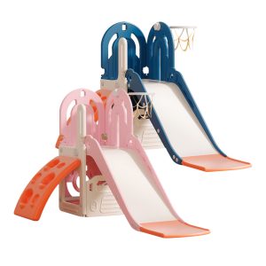 Resbaladilla con canasta y escaladora para niños | kiddo®
