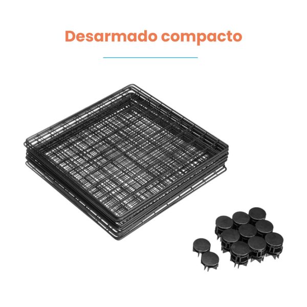 Modular alambre 7 cubos ropero Armario Minimalista Reja