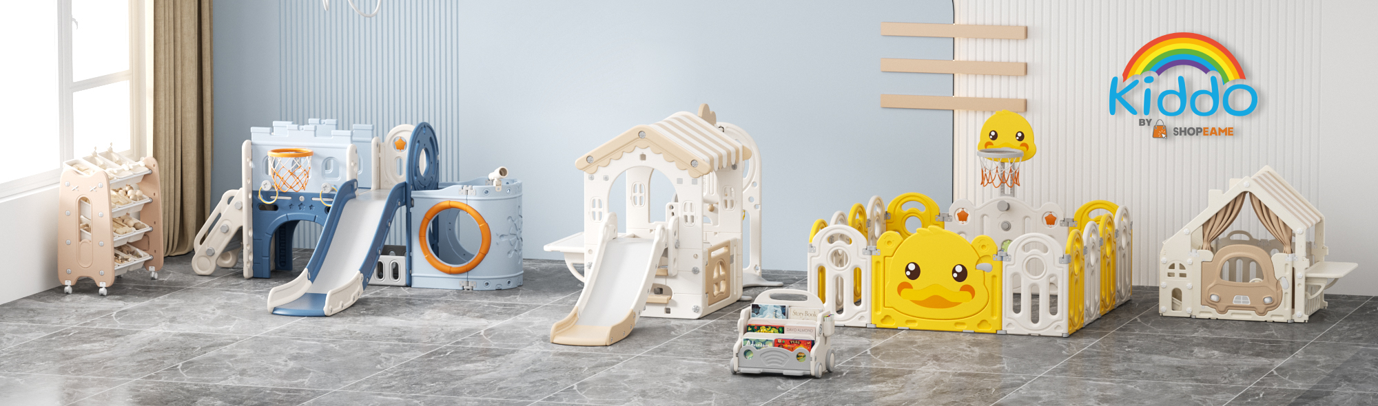 Productos infantiles para interior y exterior