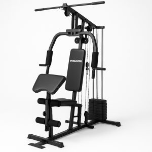 Gimnasio multifuncional con 50 kg ajustable
