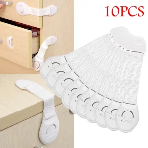10pcs Cerraduras de Seguridad Blancas