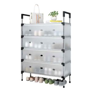 Rack zapatero organizador 5 niveles metal almacenamiento